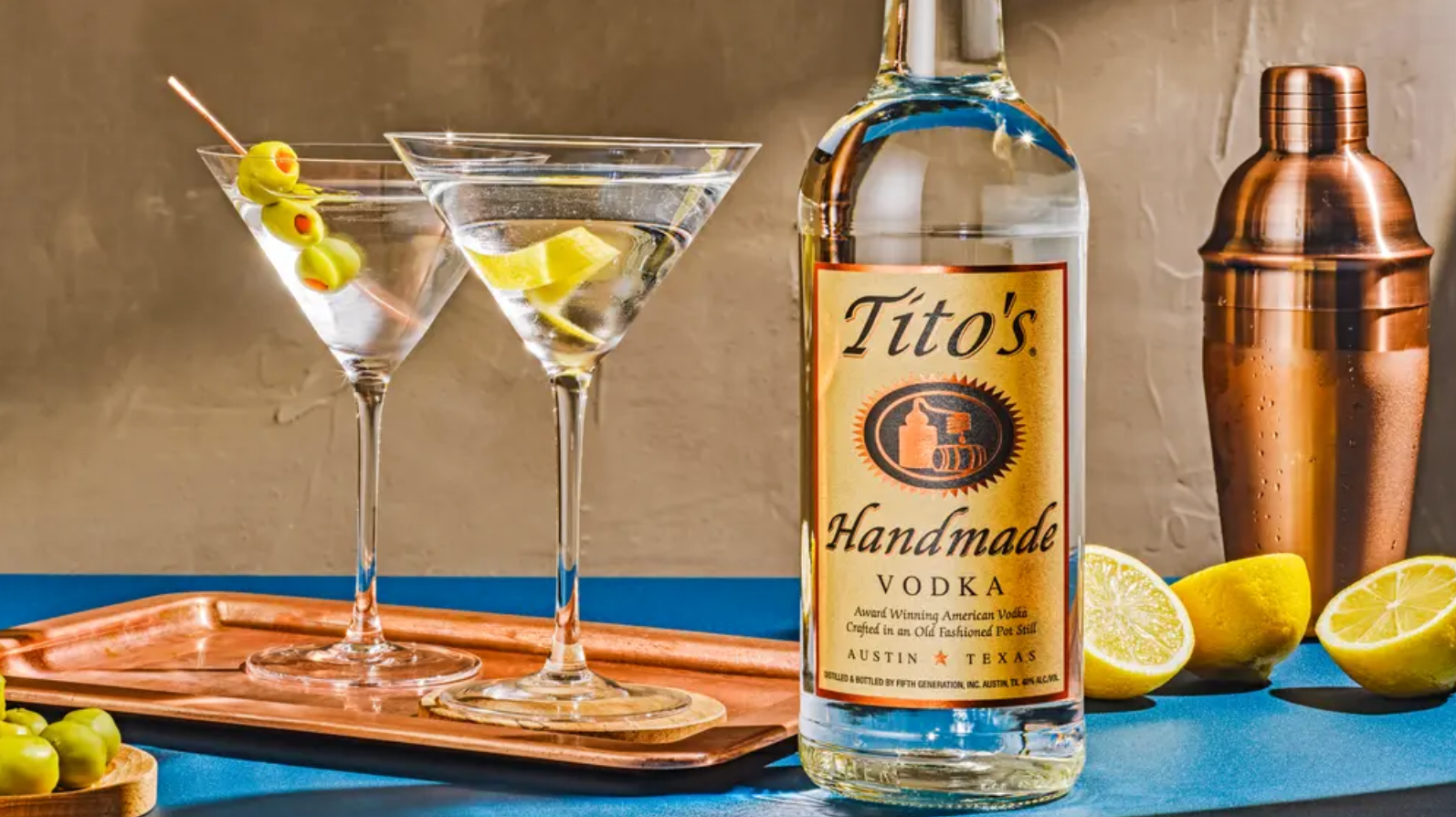 Titos vodka martinis