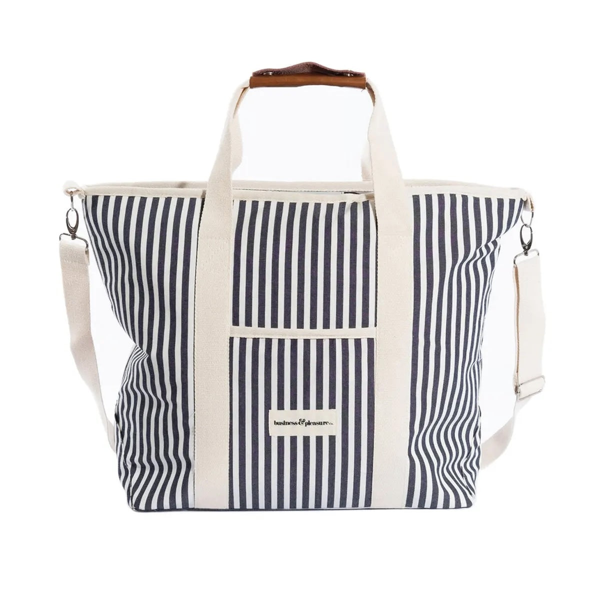 Cooler Tote Bag - Lauren's Navy Stripe