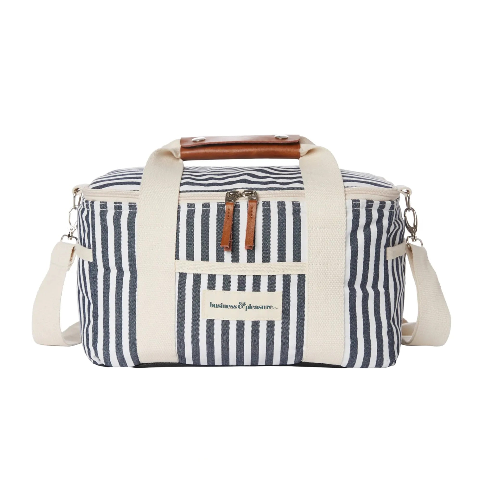 The Premium Cooler Bag - Lauren's Navy Stripe