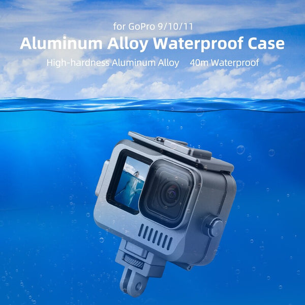 Aluminium Waterproof Housing Case for GoPro Hero 12 / Hero 11 / Hero 1 –  CamGo