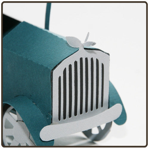 Download Vintage Car 3d Papercrafting Pattern Cre8ive Cutz