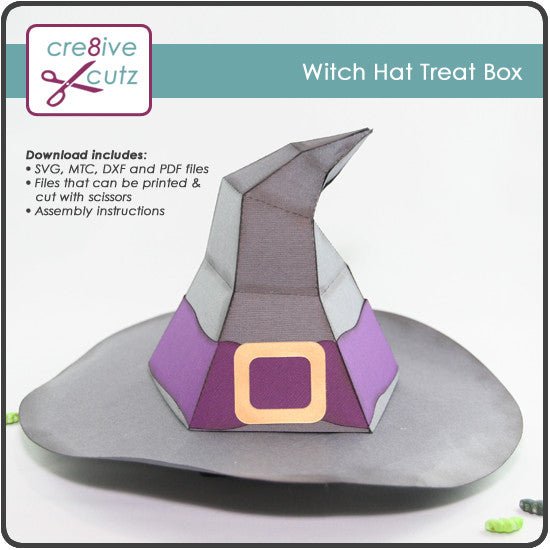Download Witch Hat Treat Box Cre8ive Cutz
