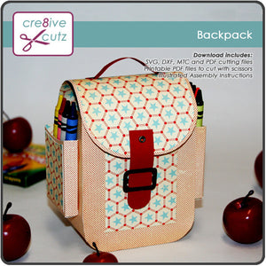 Download Backpack 3d Paper Craft Project Cre8ive Cutz