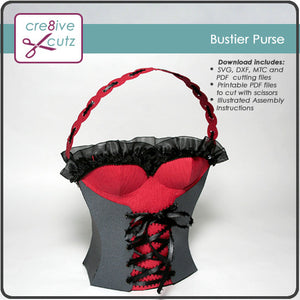 Bustier Purse Valentines Day Craft Project For Adults Cre8ive Cutz