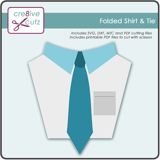 folded shirt tie cre8ive cutz
