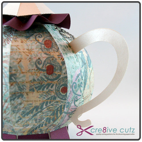 Download Teapot 3d Papercraft Project Cre8ive Cutz