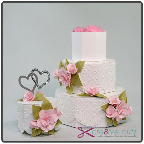 Download Tiered Wedding Cake Cake Stand 3d Svg Project Cre8ive Cutz