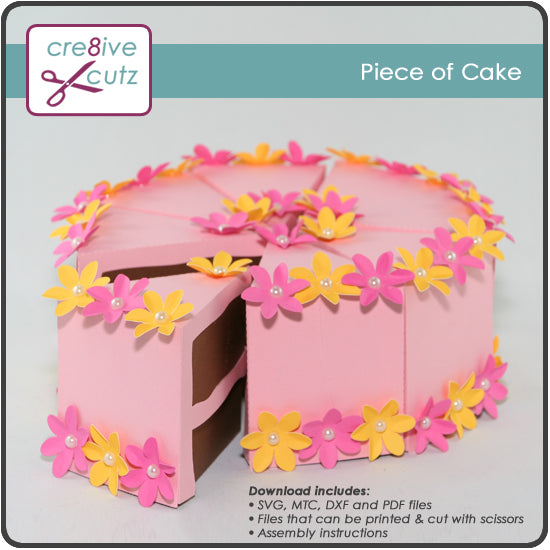 Download Piece Of Cake Gift Box Free With Newsletter Subscription Cre8ive Cutz