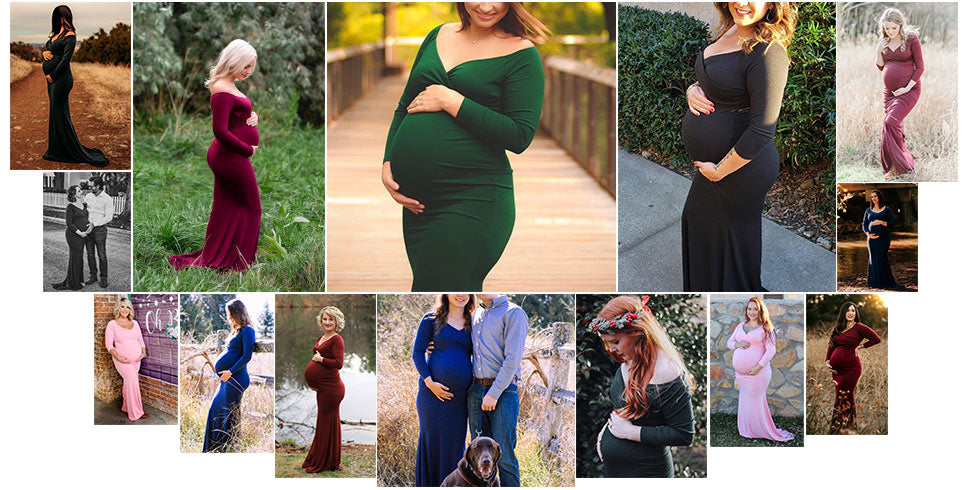 Maternity Photoshoot Gowns