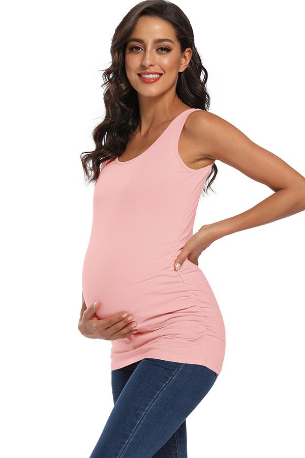 Casual Solid Maternity Tank Top – Glamix Maternity