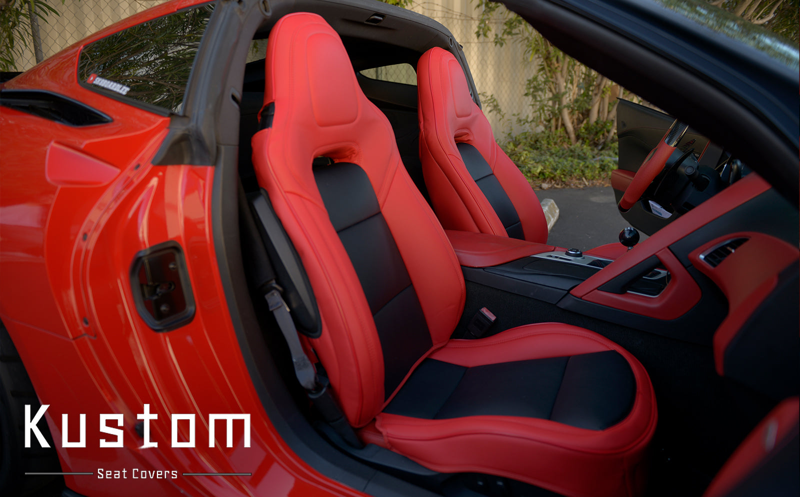 Chevrolet Corvette C7 Custom Fit Leather Seat Covers Upholstery