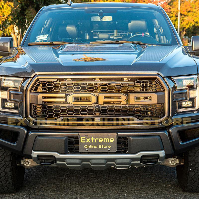 2017-Up Ford F-150 Raptor Carbon Fiber Hood Vent - Extreme Online Store