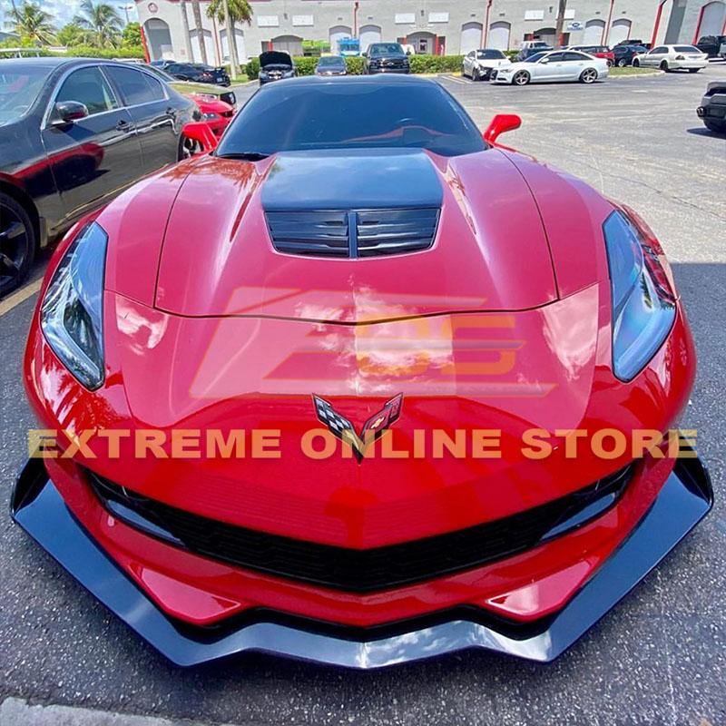 Corvette C7 ZR1 Font Splitter Side Skirts Rear Spoiler Body Kit