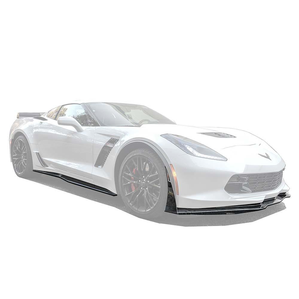 Corvette C7 Stage 2 / Stage 3 Front Splitter & Side Skirts - Extreme Online Store product image