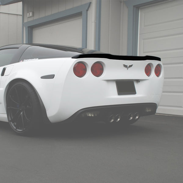 2005 13 Corvette C6 Zr1 Package Primer Black Rear Trunk Spoiler Extremeonlinestore