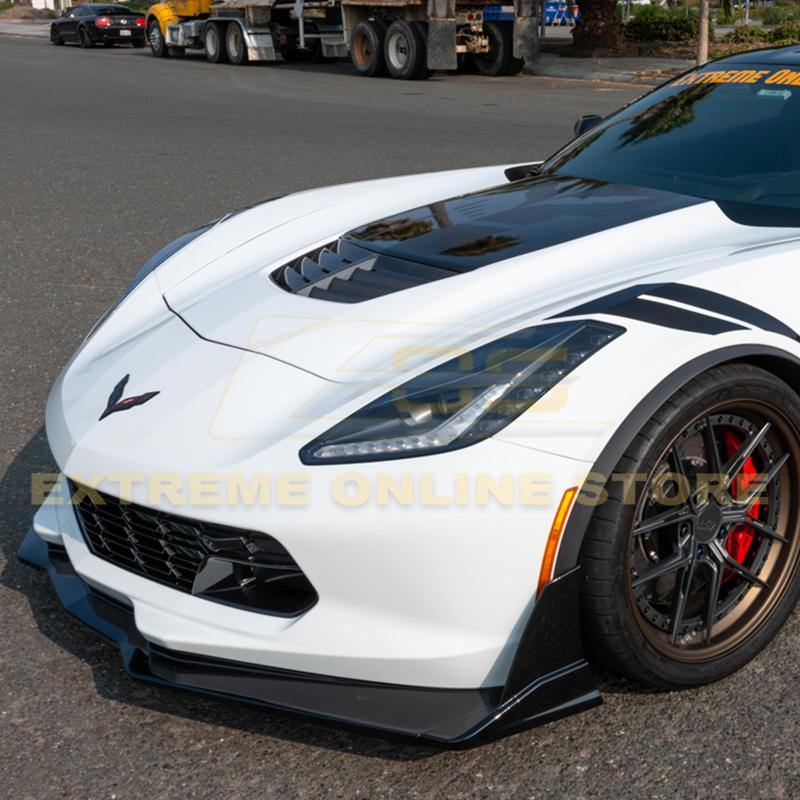 Corvette C7 Stage 3.5 Extended Front Splitter - Extreme Online Store product image