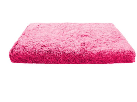 Pink dog bed