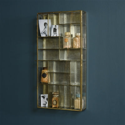 Malo Brass Divided Wall Case