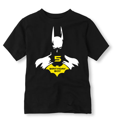 Batman Birthday Shirt, Personalized Batman Birthday Shirt with Age – Shop  Personalized Gifts