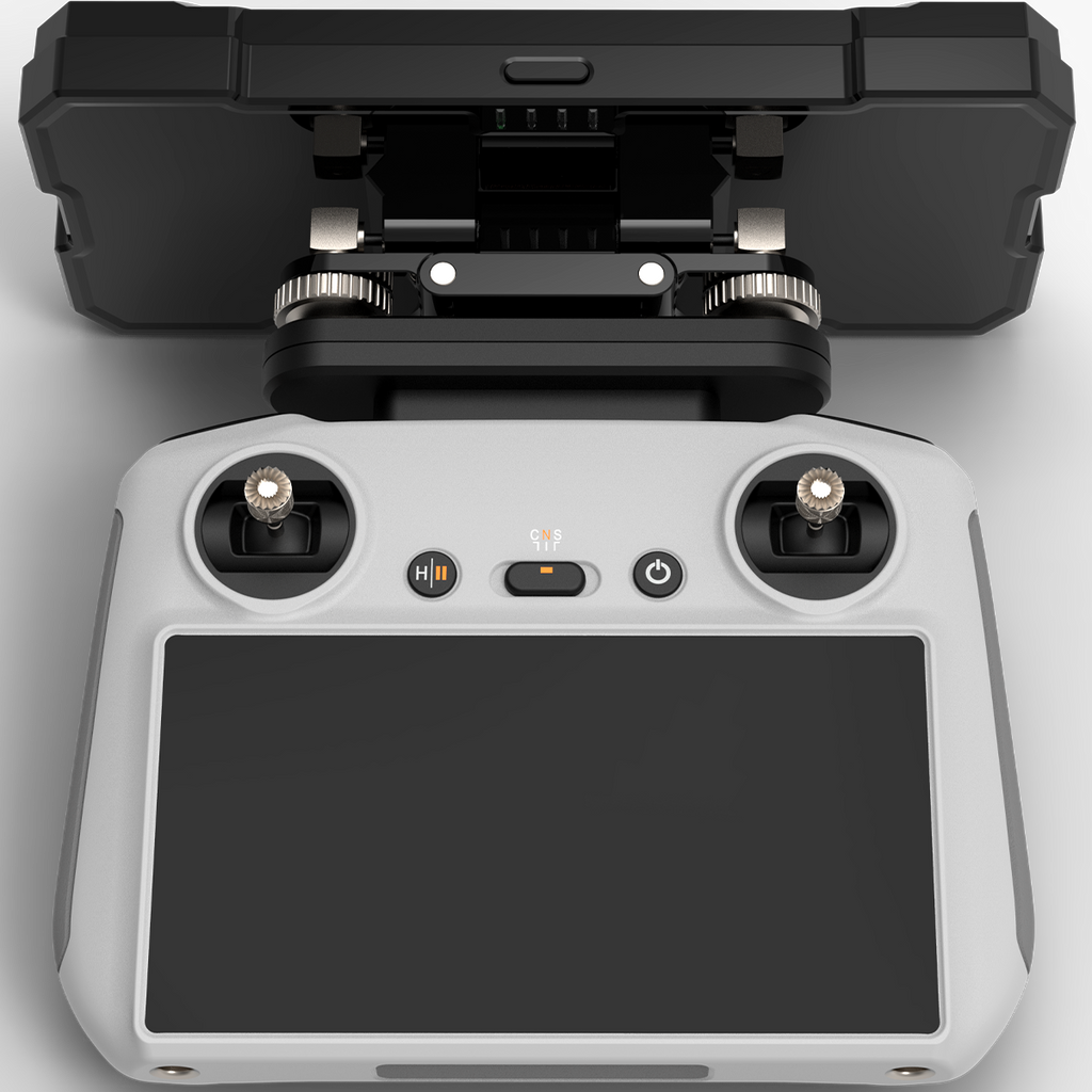 The controller of the modified DJI RC for DJI mini 3 / pro can be equipped  with an external ALIENTECH antenna