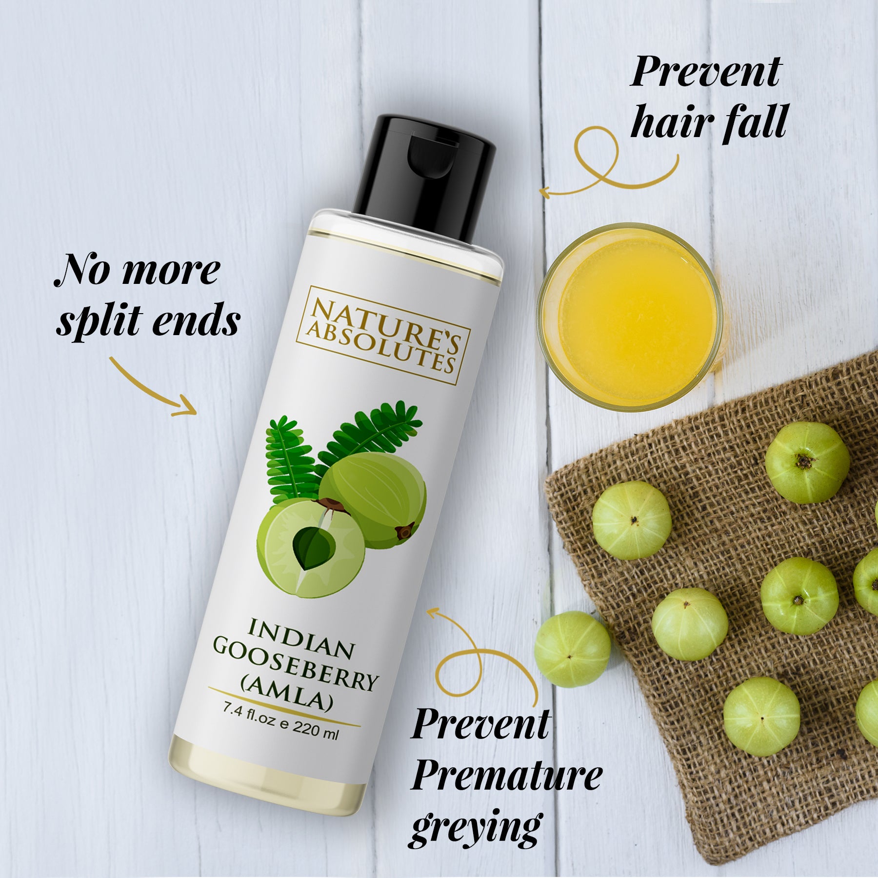 Cold Pressed - Amla (Indian Gooseberry) Oil - Natural Moisturizer For –  Nature's Absolutes
