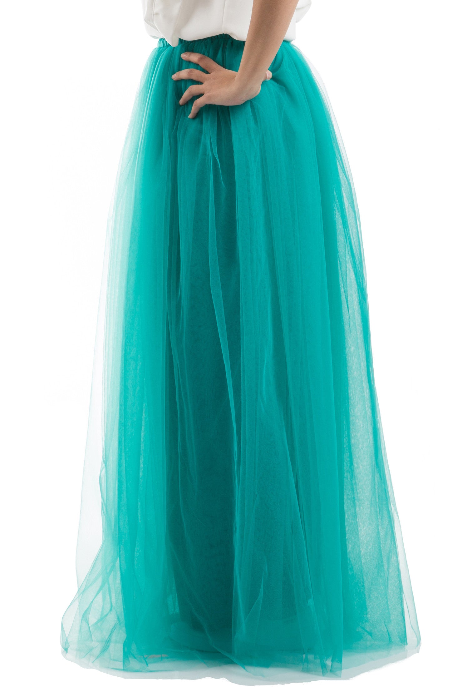 Fluffy Puffy Tutu Skirt - Turquoise – Rafeya Fashion