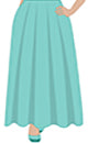 Box Pleated Skirt