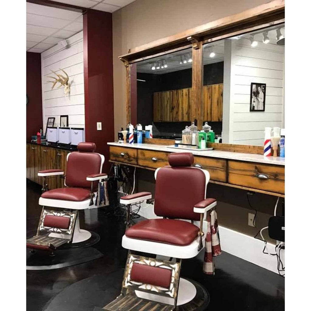 barber chairs and stations