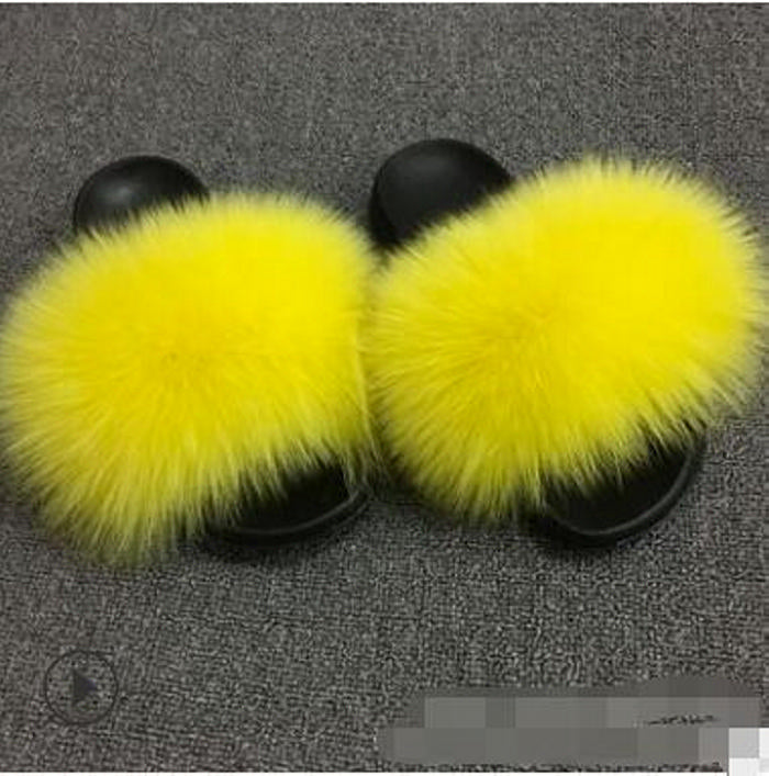 furry yellow slides