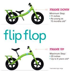 yuba flip flop balance bike