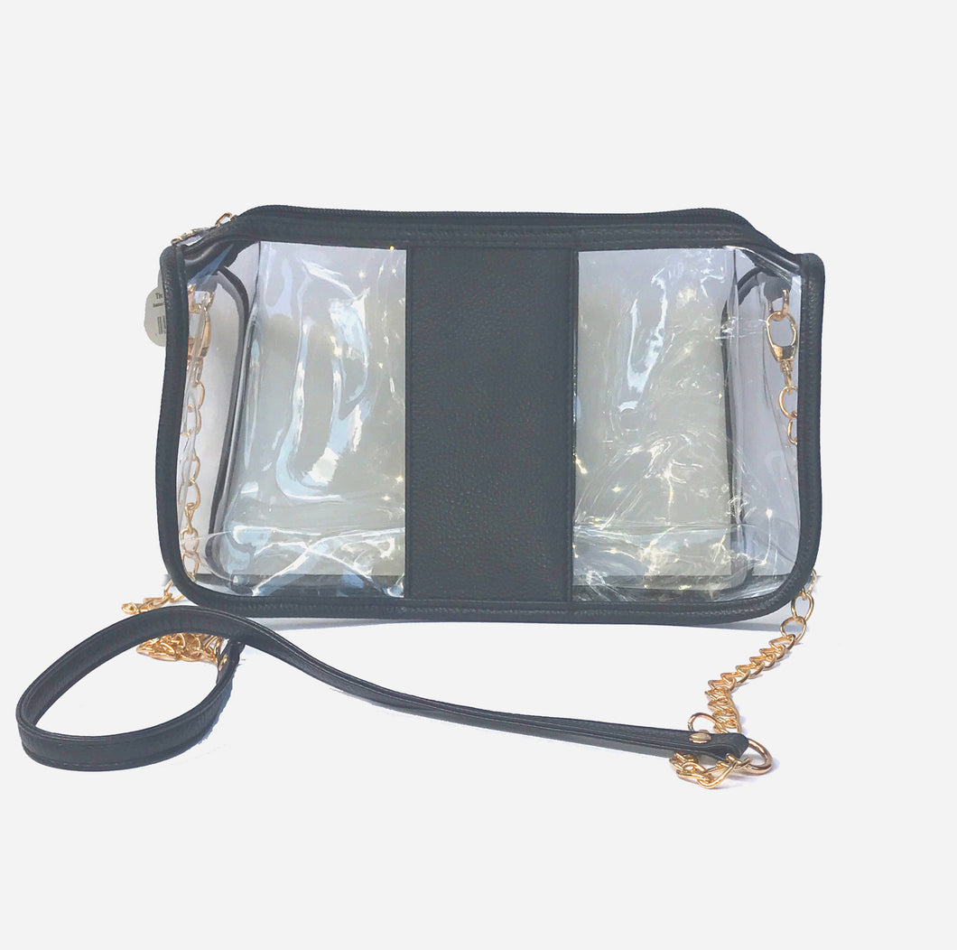 clear stadium crossbody bag