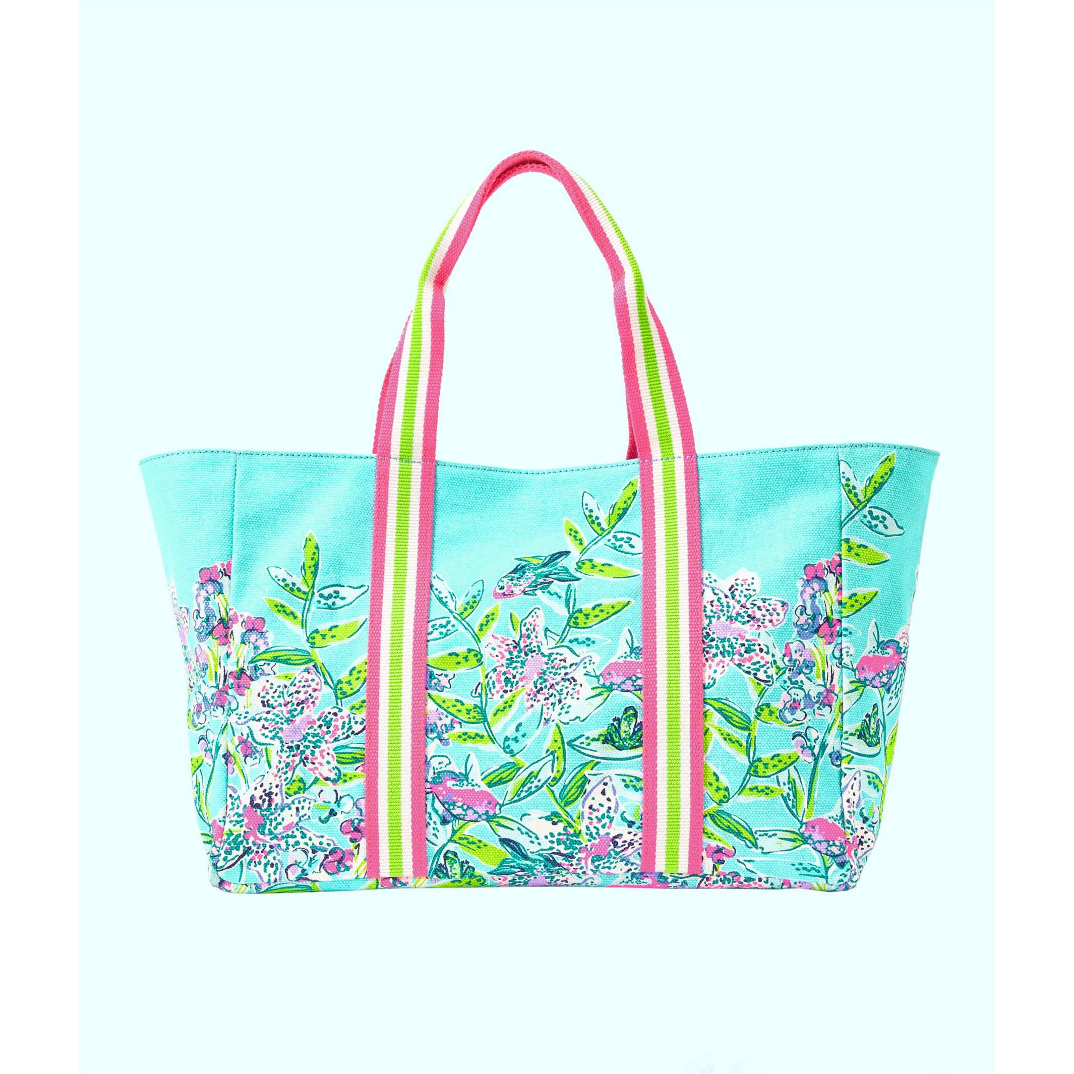 Download Lilly Pulitzer Lillys Lagoon Tote Bag Bali Blue Sway This ...