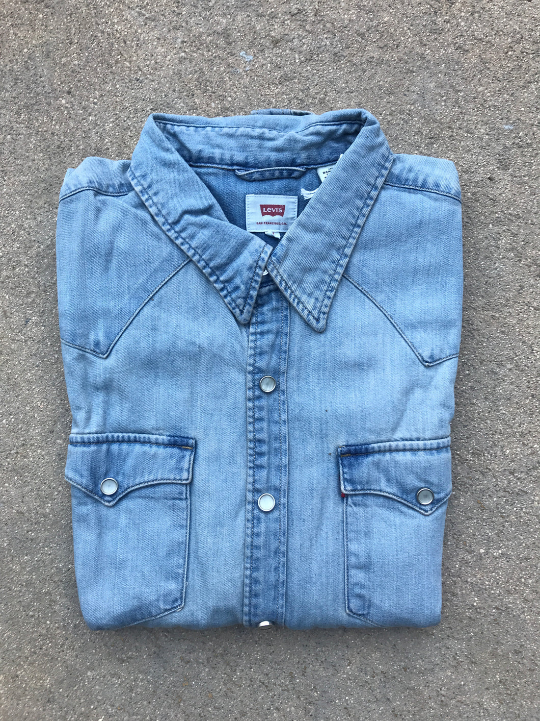 levis cone denim shirt