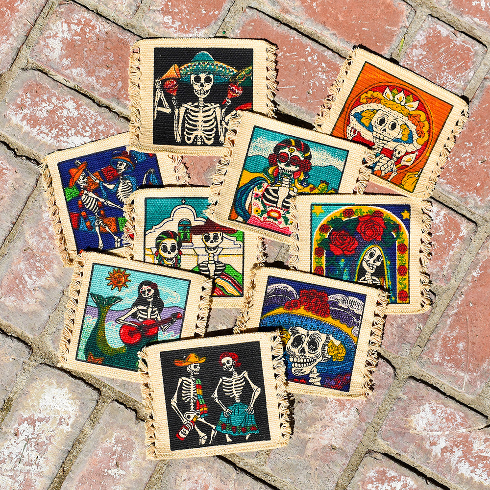 Free Day of the Dead Coaster with any purchase during the month of October.