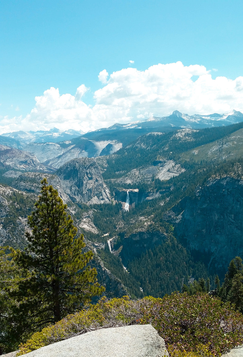 Looking down onto Yosemite Valley from Glacier Point via Davis Taylor Trading Co.
