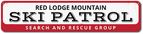 Custom Ski Patrol Sign