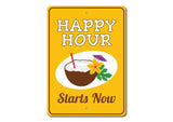 happy hour sign