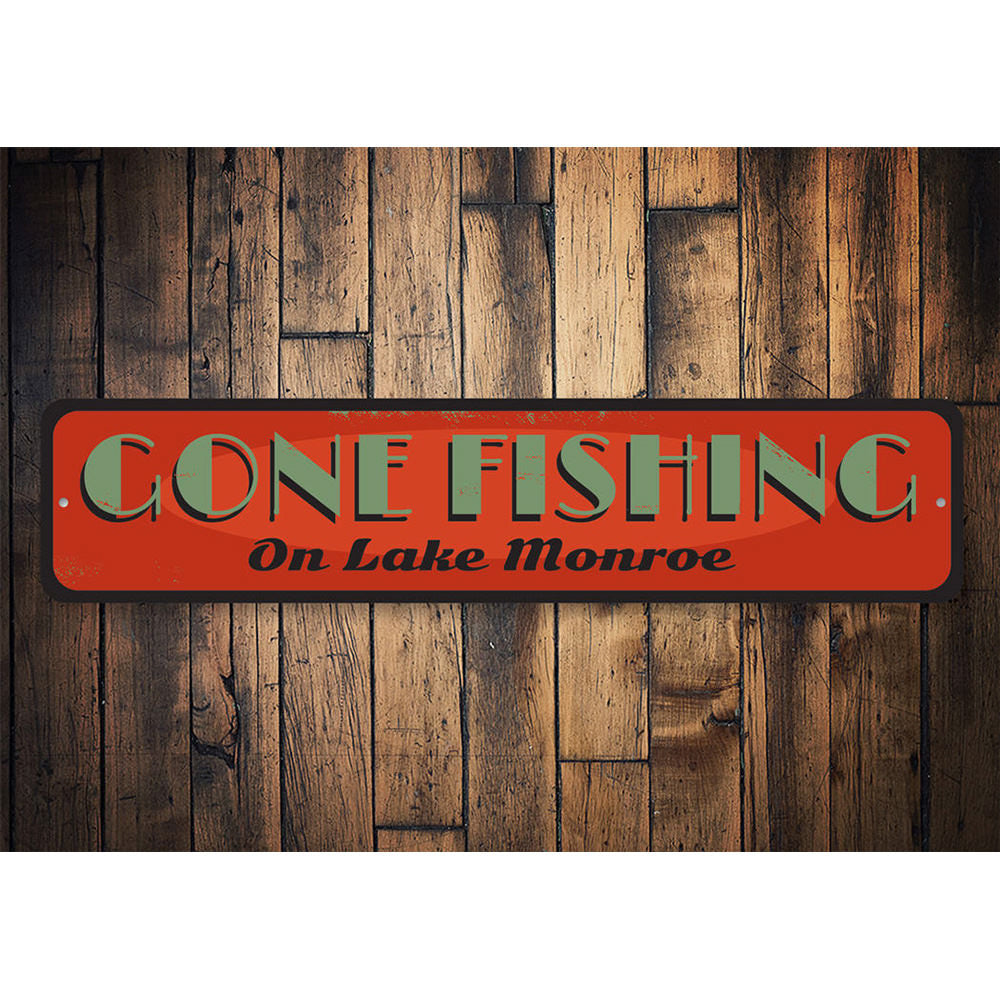 Gone Fishing Sign – Lizton Sign Shop