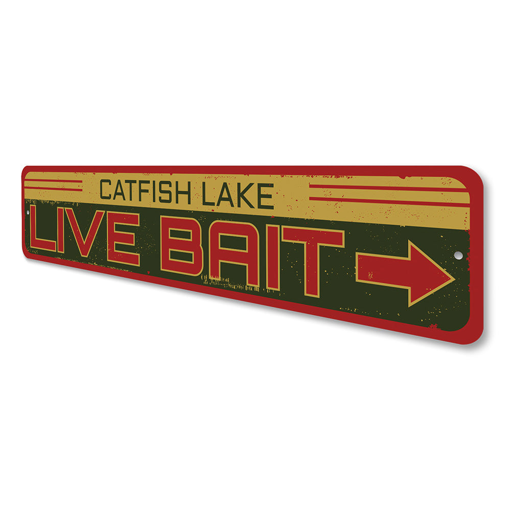 Fishing on Lake Name Sign – Lizton Sign Shop