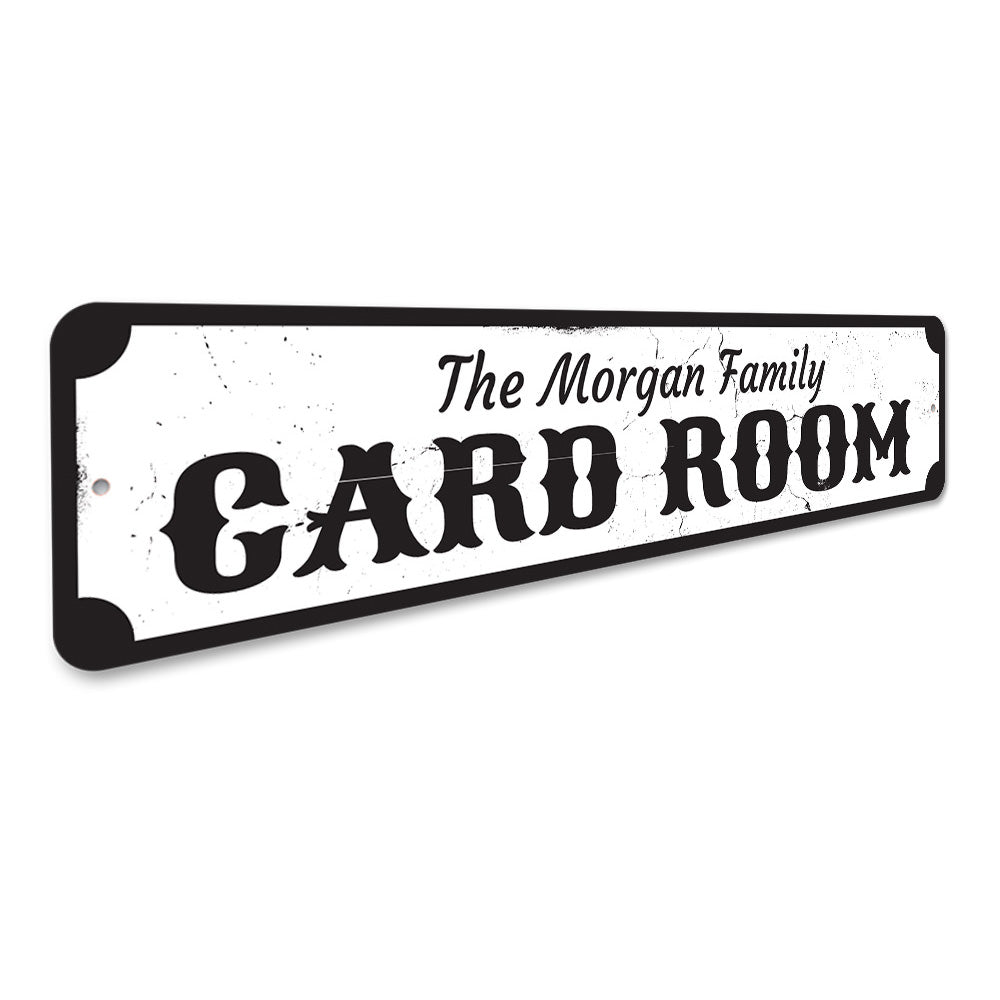 Card Room Sign