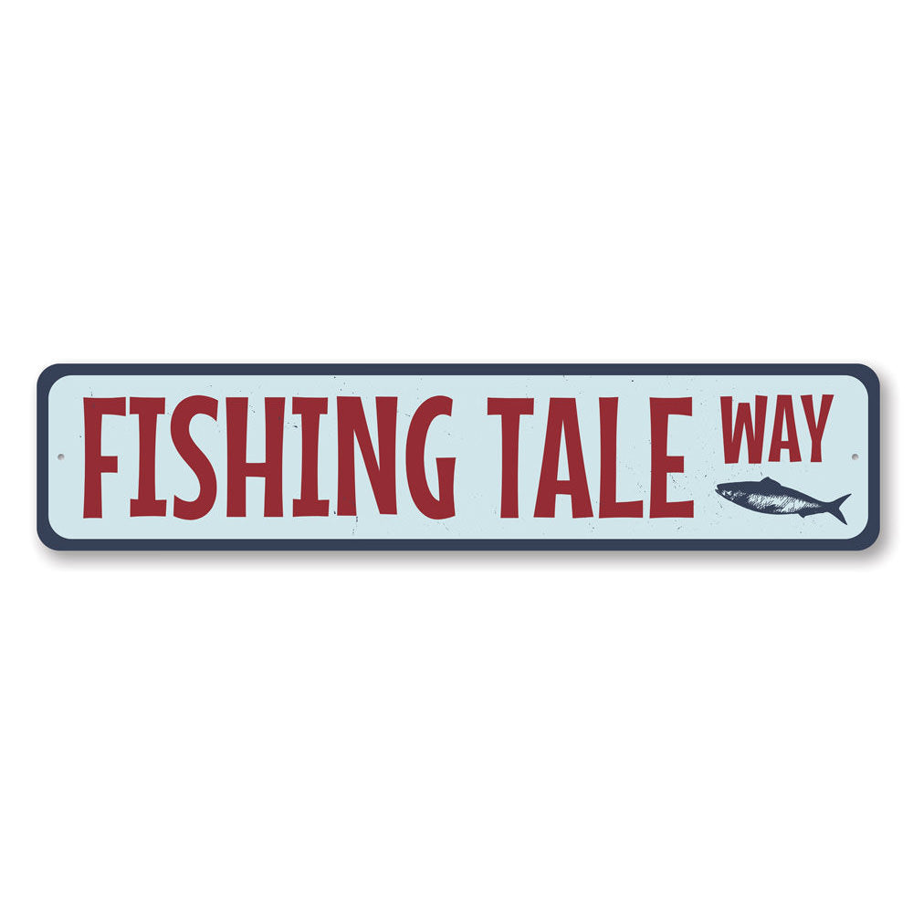 Fishing Stories Told Here Sign – Lizton Sign Shop