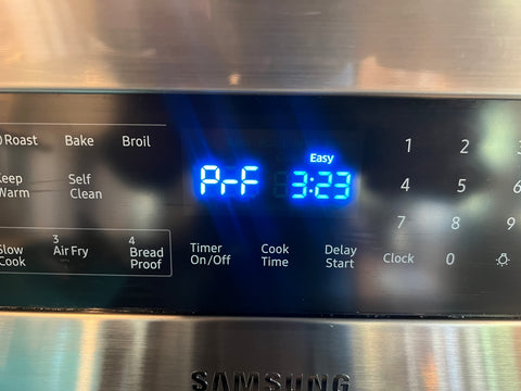 oven proofing setting