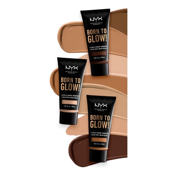 Glow – To COLOUR Radiant Foundation Beauty Unlimited Naturally NYX CHOOSE Born 30mL YOUR