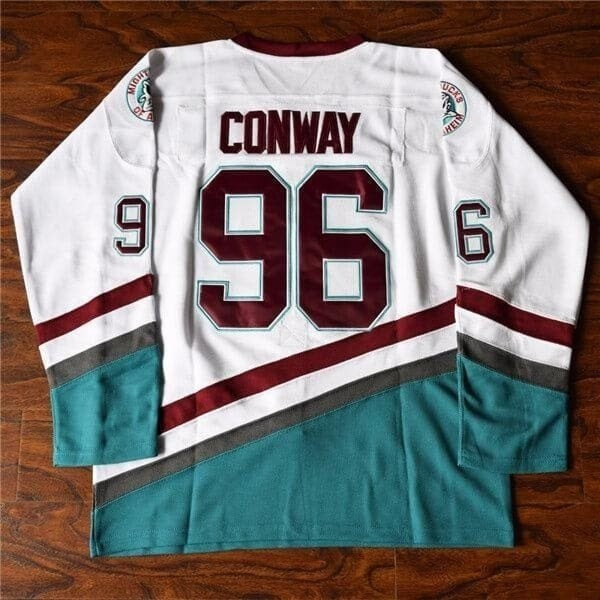 The Mighty Ducks Movie #96 #99 #21 #44 Jersey All Numbers Ice Hockey  Jerseys 
