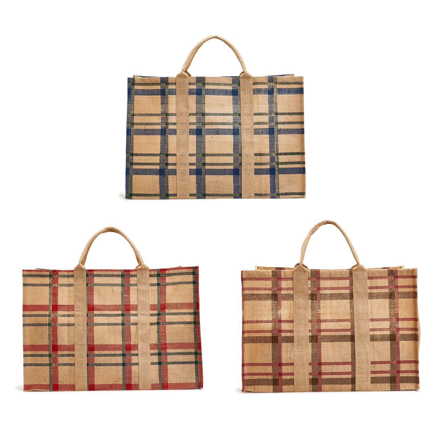 Sausage Bag in Natural and Scarlett, from The Jacksons