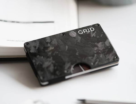 Men's Forged Carbon wallet by GRID