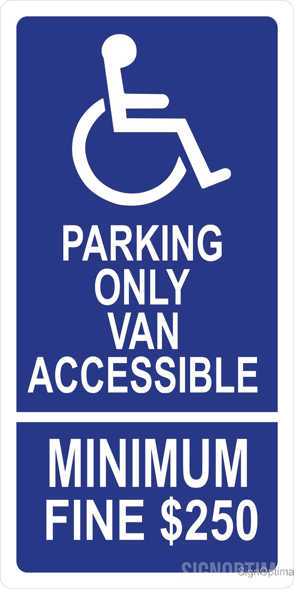 van accessible parking