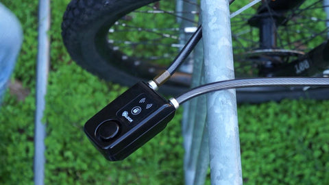 bicycle lock with alarm