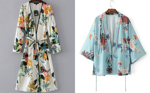 Floral beach cover-ups