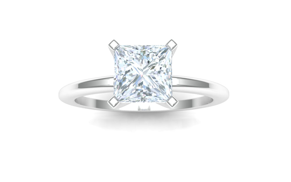 2.75 heart diamond solitaire plus setting